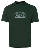Fair Dinkum True Blue Aussie Adults T-Shirt (Bottle Green)