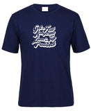 Kangaroos Loose in Top Paddock Adults T-Shirt (Jr Navy)