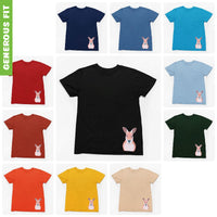 Kangaroo Hem Print Adults T-Shirt (Various Colours)