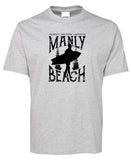 Surf Beaches of Manly Logo T-Shirt (Snow Grey, Shortsleeve)