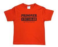 Prisoner Just Out of Time-Out Childrens T-Shirt (Orange)