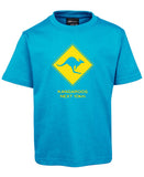 Kangaroos Next 10km Childrens T-Shirt (Aqua Blue)