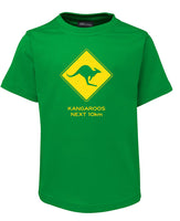 Kangaroos Next 10km Childrens T-Shirt (Emerald Green)