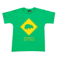 Wombats Next 10km Childrens T-Shirt (Emerald Green)