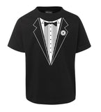 B&W Tuxedo T-Shirt (Black, Childrens Sizes)