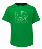 Australian Frill Neck Lizard Childrens T-Shirt (Emerald)