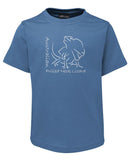 Australian Frill Neck Lizard Childrens T-Shirt (Indigo)