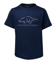 Australian Platypus T-Shirt (Jnr Navy, Childrens Sizes)