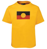 Aboriginal Flag Childrens T-Shirt (Golden Yellow)