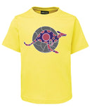 Kangaroo Spirit Childrens T-Shirt by Meleisa Cox (Pale Yellow)