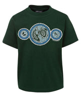 Family Connection Childrens T-Shirt by Meleisa Cox (Bottle Green)