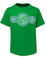 Family Connection Childrens T-Shirt by Meleisa Cox (Emerald Green)