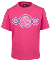 Family Connection Childrens T-Shirt by Meleisa Cox (Hot Pink)