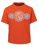 Family Connection Childrens T-Shirt by Meleisa Cox (Orange)