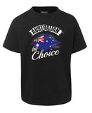 Australian by Choice Childrens Citizenship T-Shirt (Black)