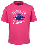 Australian by Choice Childrens Citizenship T-Shirt (Hot Pink)