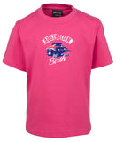 Australian by Birth Childrens Australian Flag T-Shirt (Hot Pink)