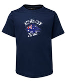 Australian by Birth Childrens Australian Flag T-Shirt (Jr Navy)