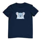 Koala Face Childrens T-Shirt (Jr Navy)