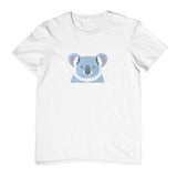 Koala Face Childrens T-Shirt (White)