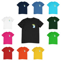 White Cockatoo Head Left Chest Childrens T-Shirt (Various Colours)