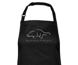 Close-Up of Australian Platypus Souvenir BBQ Apron (Black)