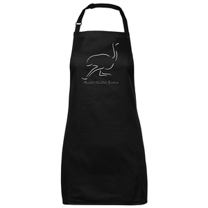 Australian Emu Souvenir BBQ Apron (Black)