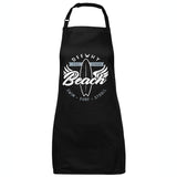 Dee Why Beach Swim Surf Stroll Logo Apron (Black, 65x71cm)