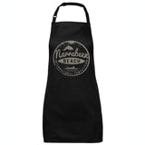 Narrabeen Beach Surf Logo Apron (Black, 65x71cm)