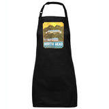 North Head Quarantine Station Poster Logo Apron (Black, 65x71cm)