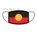 Aboriginal Flag Face Mask (One Size - Adult)