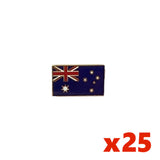 Australian Flag Badge (Rectangular) - Pack of 25