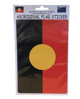 Aboriginal Flag Rectangular Sticker - Australian Made