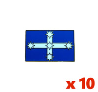 Historic Eureka Flag Badge (Rectangular) - Pack of 10