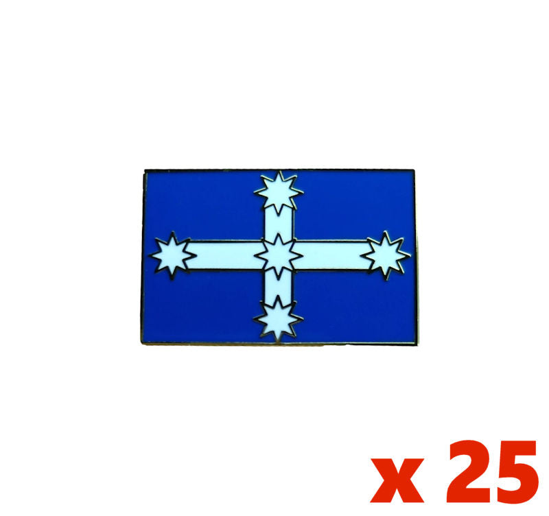 Historic Eureka Flag Badge (Rectangular) - Pack of 25