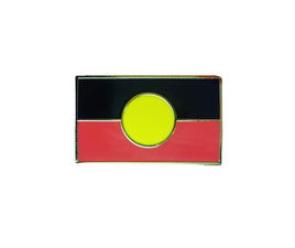 Aboriginal Flag Badge (Rectangular)