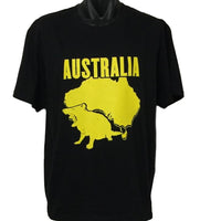 Australia Tasmanian Devil T-Shirt (Black, Adult Sizes)
