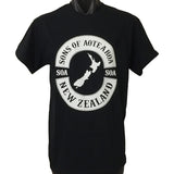 Sons of Aotearoa NZ Map T-Shirt (Black)