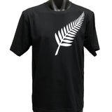 Silver Fern Adults T-Shirt (Black)