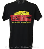 50,000 Years of Culture Colours of Aboriginal Flag T-Shirt (Adult Sizes)