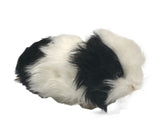 Black & White Guinea Pig Stuffed Animal Toy - Right Side View