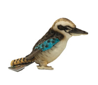 Blue Winged Kookaburra Stuffed Animal Toy (Right Side)