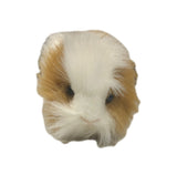 Brown & White Guinea Pig Stuffed Animal Toy - Centre View