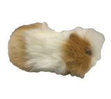 Brown & White Guinea Pig Stuffed Animal Toy - Right Side
