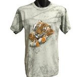 Siberian Snow Tigers Colour Blast T-Shirt (Fern Colour)