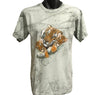 Siberian Snow Tigers Colour Blast T-Shirt (Fern Colour)
