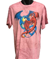 Dragon Duel Colour Blast T-Shirt (Clay Colour)