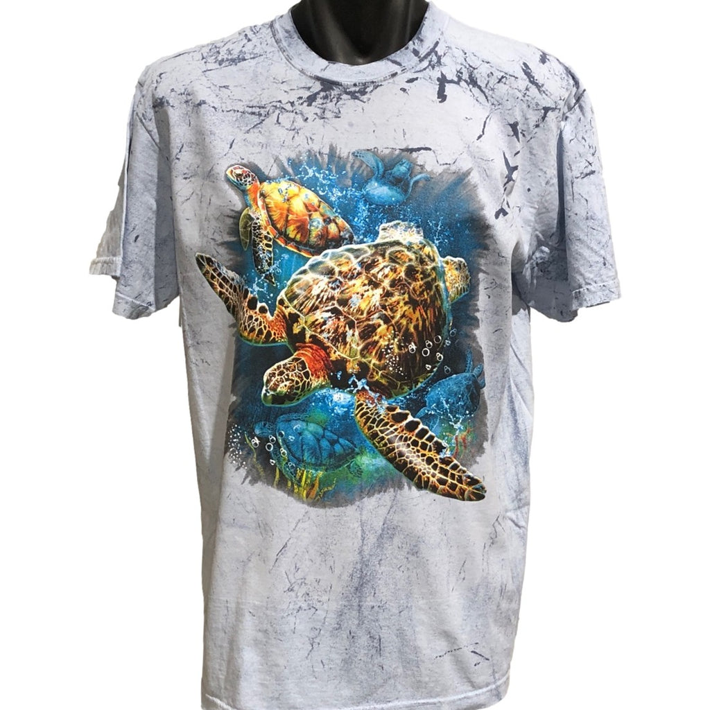 Turtle Kingdom Colour Blast T-Shirt (Ocean Colour)