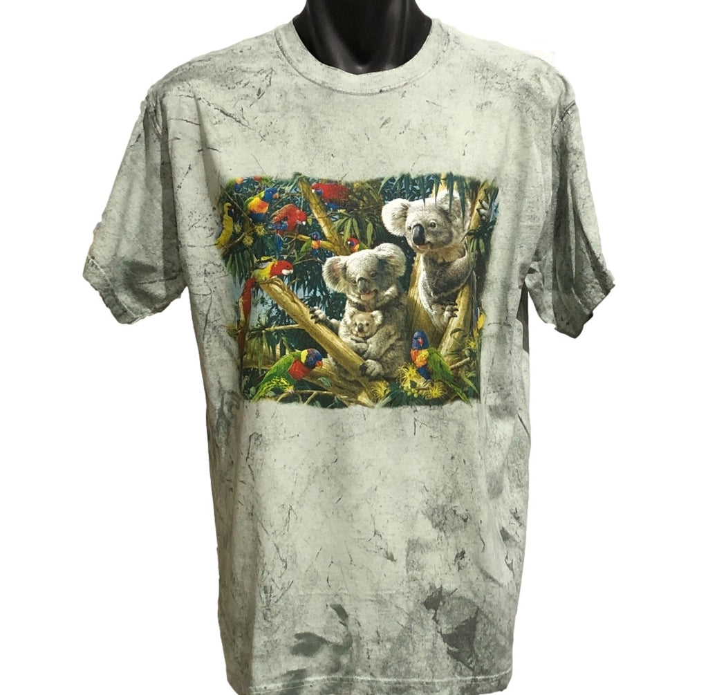 Koala Rainforest Colour Blast T-Shirt (Fern Colour)