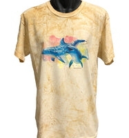 Dolphin Rendezvous Colour Blast T-Shirt (Citrine Colour)